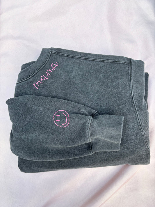 mama comfort colors pullover