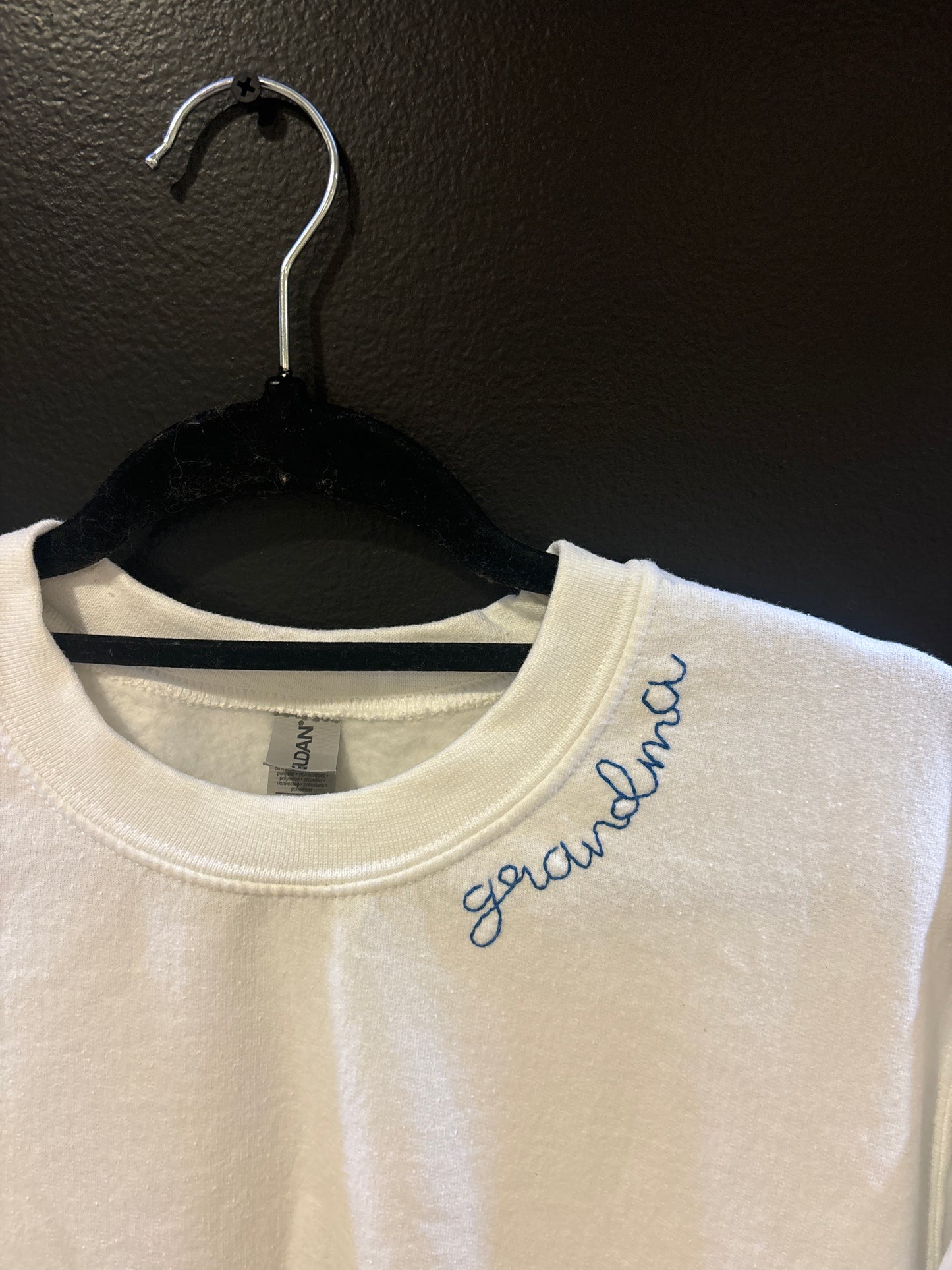 red heart grandma pullover