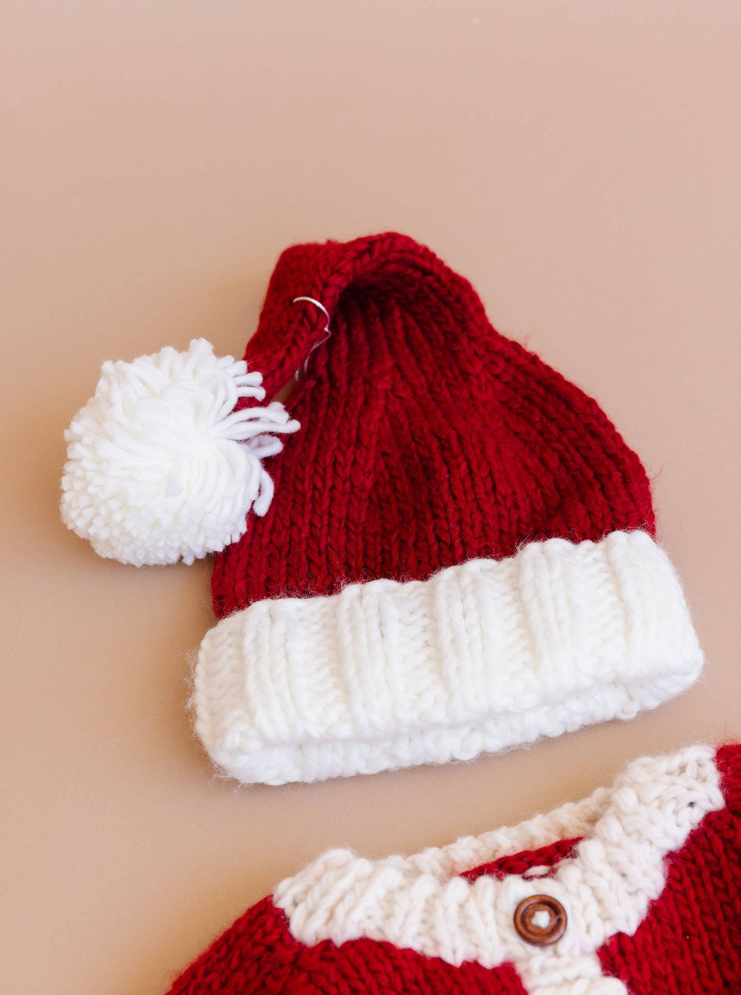 Nicholas Santa Hat | Hand Knit Kids & Baby Christmas Holiday