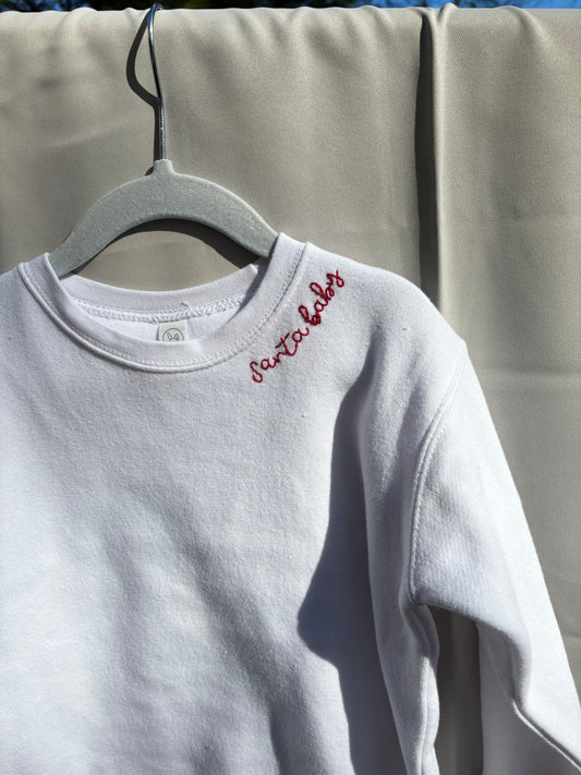 santa baby pullover