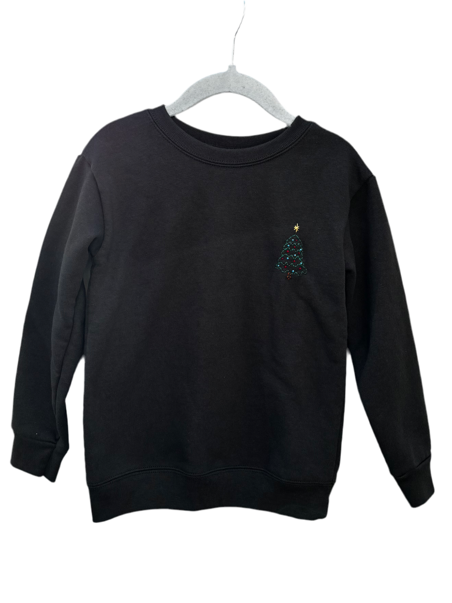 oh christmas tree graphite pullover