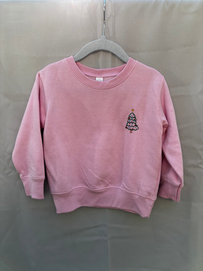 oh christmas tree pink pullover
