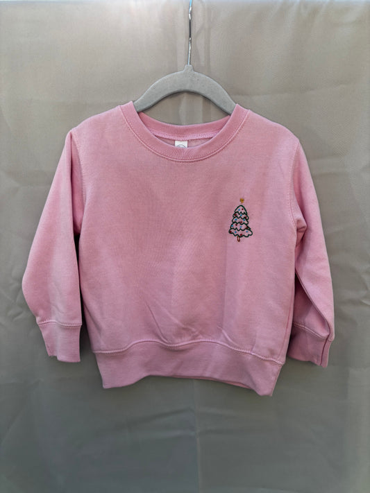 oh christmas tree pink pullover