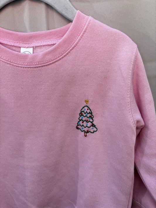 oh christmas tree pink pullover