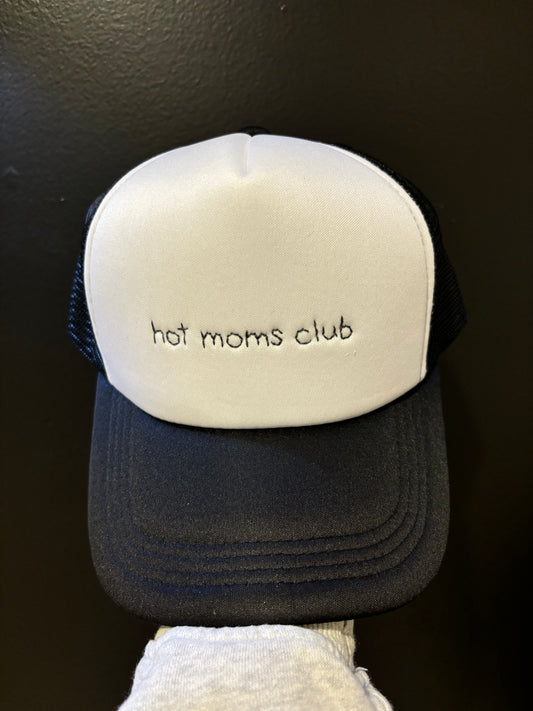 hot moms club trucker hat | black