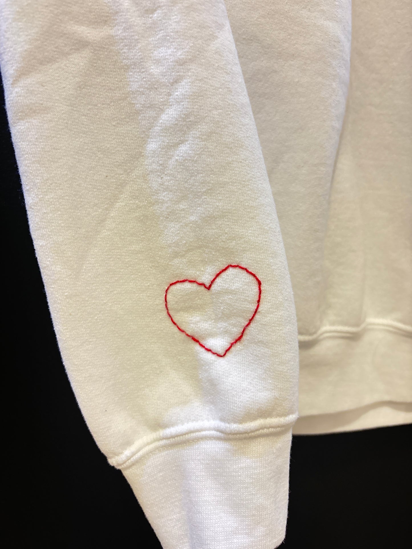 red heart grandma pullover