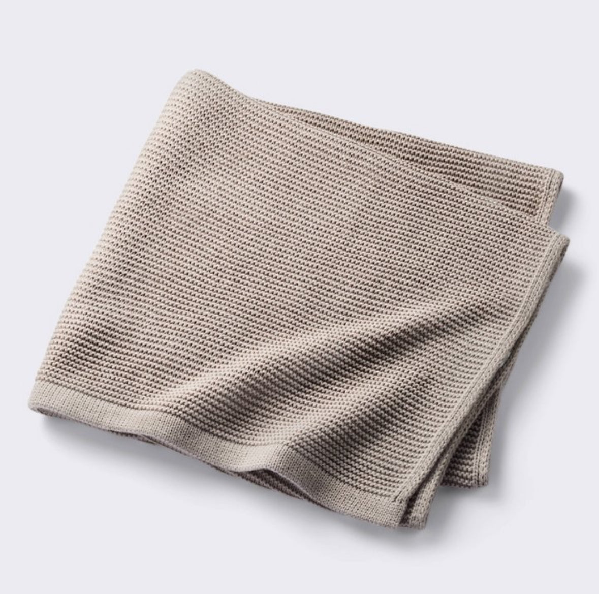 baby hand embroidered knit blanket