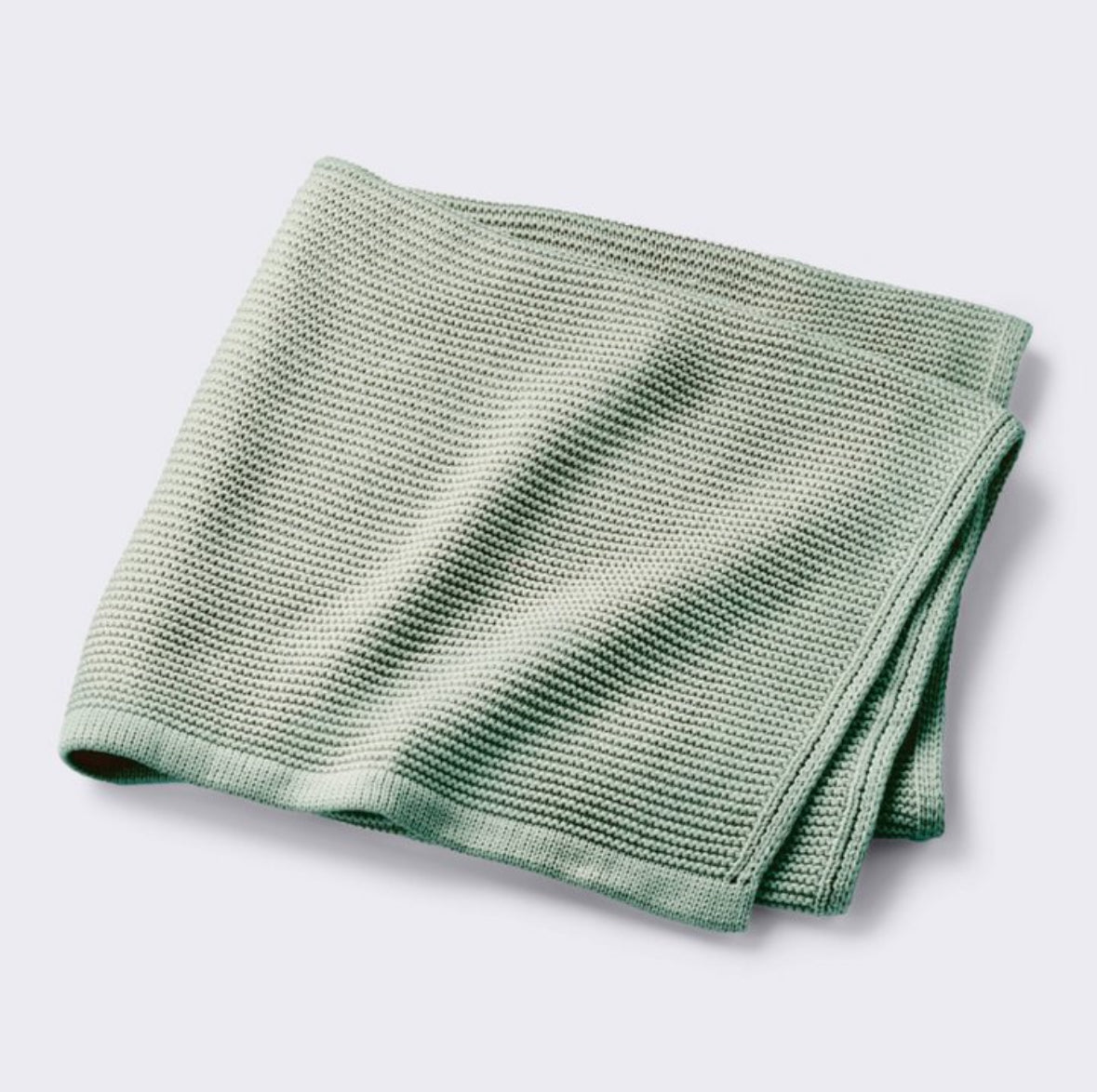 baby hand embroidered knit blanket