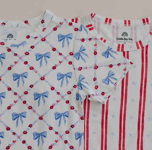 patriotic bamboo pajamas