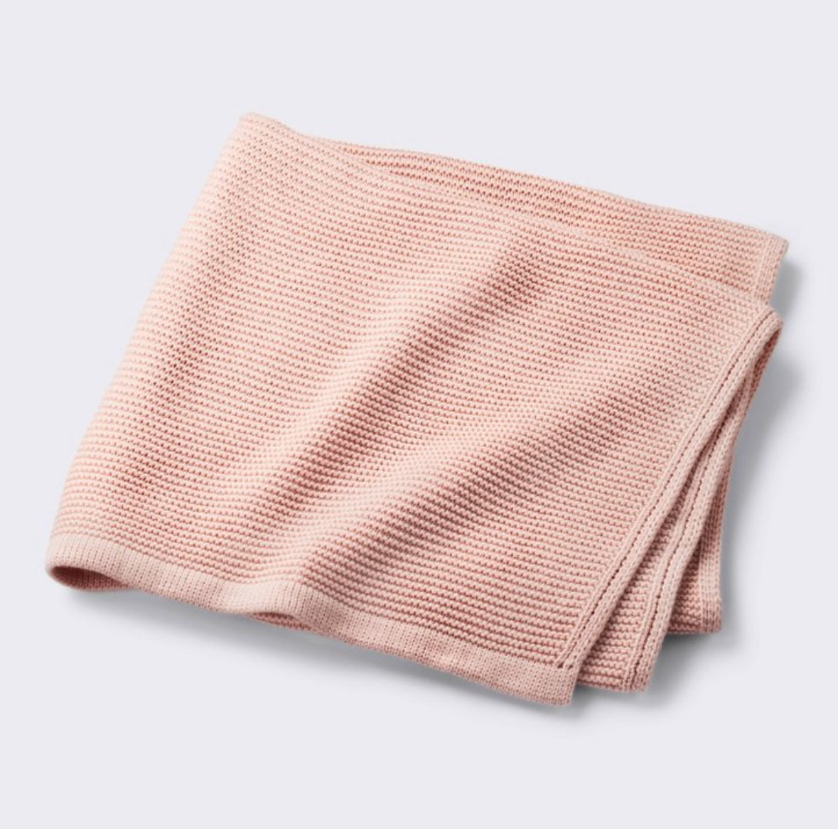 baby hand embroidered knit blanket