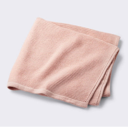 baby hand embroidered knit blanket