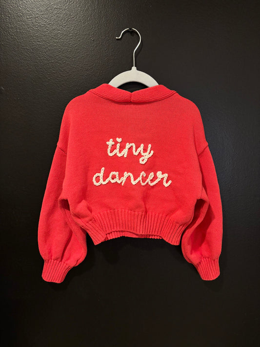 tiny dancer rosette girls cardigan sweater @LL