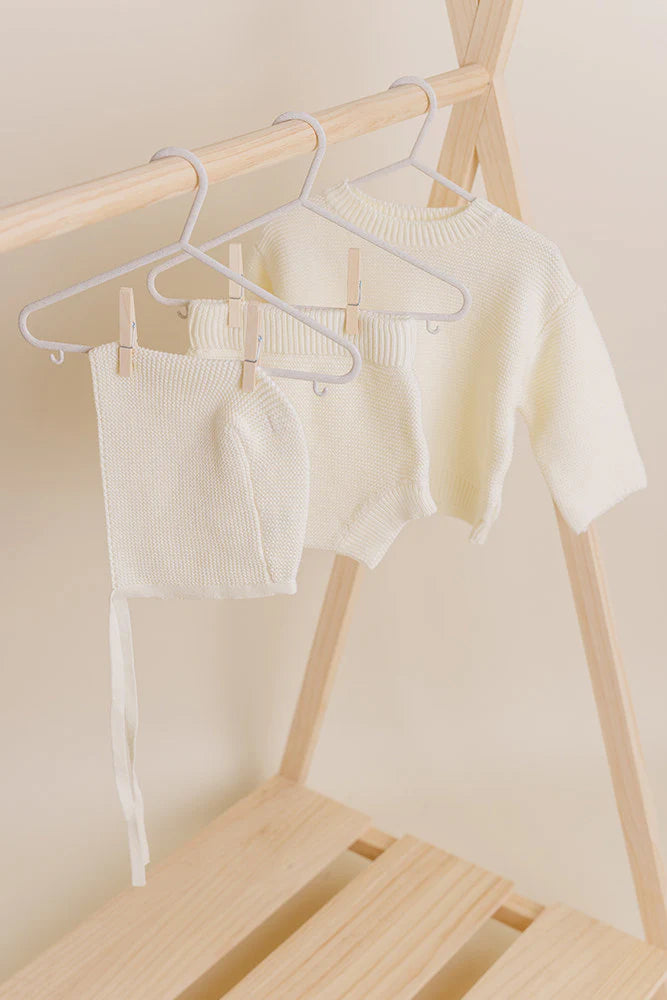 heirloom baby knit sweater bundle / coming home outfit / newborn baby announcement / birth announcement outfit