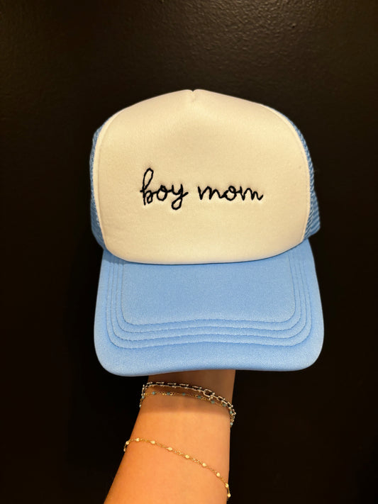 boy mom trucker hat @LL