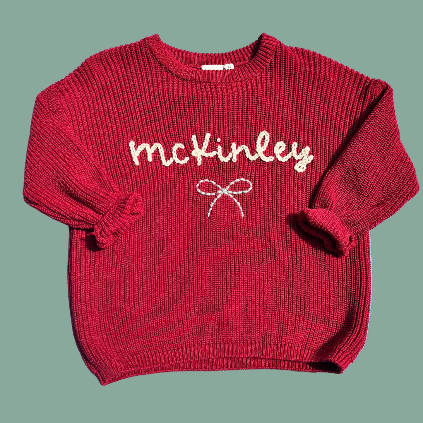 festive holiday sweater | christmas name sweater | holiday photo outfit | family matching