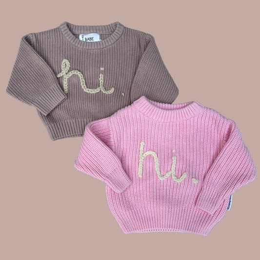 hi knit sweater