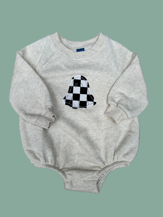 baby ghost 6-12m romper